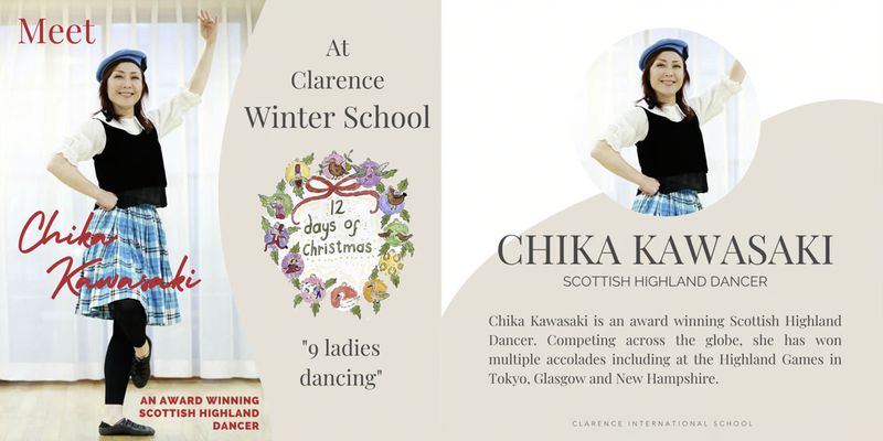 Scottish Highland Dancer at Clarence International School 